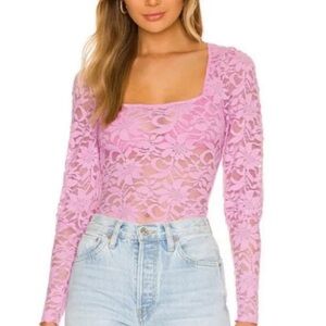 Free People Lace Top